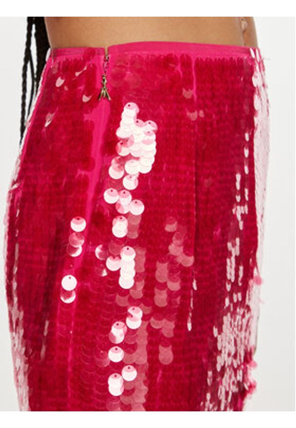 Patrizia Pepe Spódnica midi 8G0413 A455 M513 Różowy Regular Fit. Kolor: różowy. Materiał: syntetyk