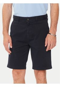 BOSS - Boss Szorty materiałowe Chino-Slim 50513026 Granatowy Slim Fit. Kolor: niebieski. Materiał: bawełna