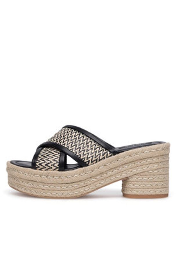 Nine West Espadryle WYL2734-1 Czarny. Kolor: czarny. Materiał: materiał