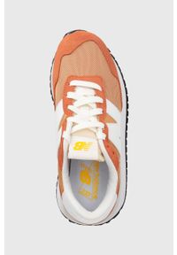 New Balance sneakersy WS237FB kolor brązowy. Nosek buta: okrągły. Zapięcie: sznurówki. Kolor: brązowy. Materiał: guma