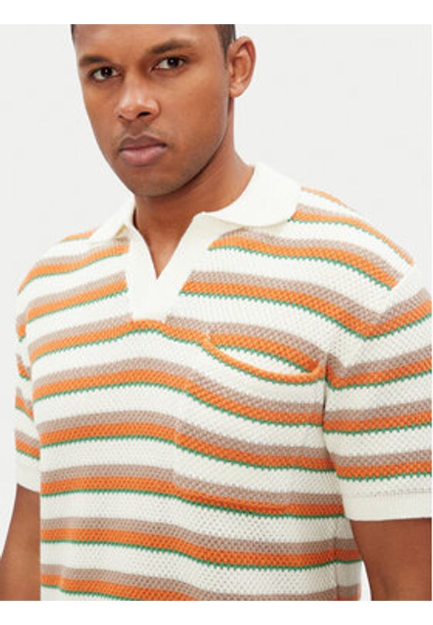 Pepe Jeans Polo PM702510 Beżowy Regular Fit. Typ kołnierza: polo. Kolor: beżowy. Materiał: bawełna