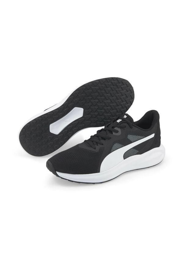 Puma Buty Twitch Runner 37628909. Zapięcie: sznurówki. Kolor: czarny. Materiał: materiał, syntetyk. Szerokość cholewki: normalna