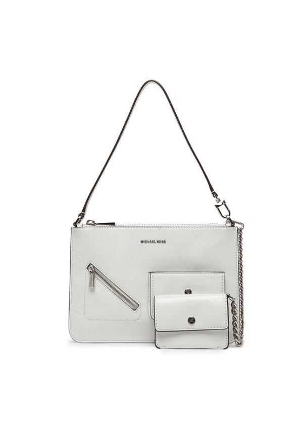 MICHAEL Michael Kors Torebka Jet Set 32S6SJ6F6L Biały. Kolor: biały. Materiał: skórzane