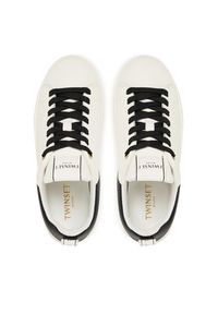 TwinSet - TWINSET Sneakersy 252TCP024 Biały. Kolor: biały. Materiał: skóra #4