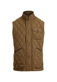 Polo Ralph Lauren Kamizelka 710940375006 Brązowy Regular Fit. Typ kołnierza: polo. Kolor: brązowy. Materiał: syntetyk
