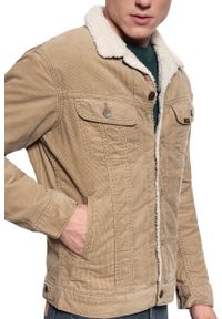 Lee - KURTKA ZIMOWA LEE SHERPA RIDER ANTILOPE L87AFA30. Materiał: sztruks. Sezon: zima #5