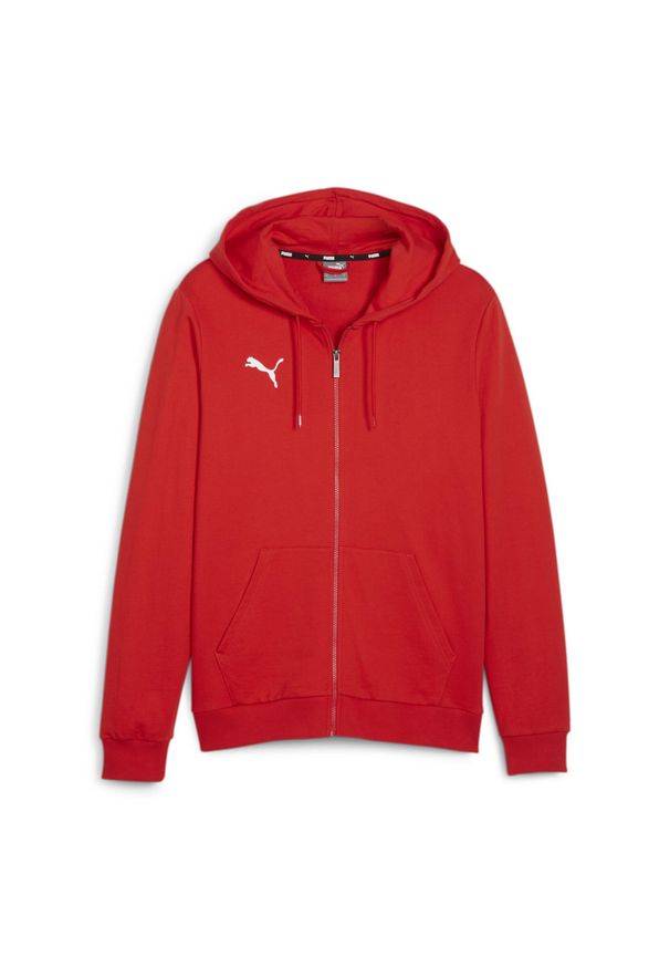 Bluza sportowa męska Puma B23618. Typ kołnierza: kaptur. Kolor: czerwony. Sport: piłka nożna