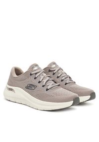 skechers - Skechers Sneakersy Arch Fit 2.0- 232700/TPE Brązowy. Kolor: brązowy. Materiał: materiał #6