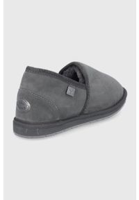 EMU Australia - Emu Australia Kapcie zamszowe kolor szary. Kolor: szary. Materiał: zamsz. Wzór: gładki #3