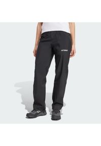 Adidas - Dwuwarstwowe spodnie przeciwdeszczowe Terrex Multi Climaproof. Kolor: czarny. Technologia: ClimaProof (Adidas). Sport: turystyka piesza