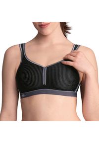 ANITA ACTIVE - Stanik do biegania Performance z wysoki poziomem podtrzymywania. Kolor: biały, wielokolorowy, czarny. Materiał: poliester, poliamid, elastan. Sport: fitness #1