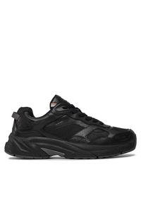 BOSS - Boss Sneakersy Levitt Runn 50513142 Czarny. Kolor: czarny. Materiał: skóra #1