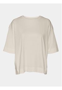 Vero Moda T-Shirt Didde 10301183 Beżowy Loose Fit. Kolor: beżowy. Materiał: bawełna #4