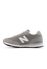 Buty do chodzenia męskie New Balance ML515GRY. Zapięcie: sznurówki. Kolor: szary. Materiał: tkanina, skóra, zamsz, materiał, syntetyk. Szerokość cholewki: normalna. Sport: turystyka piesza