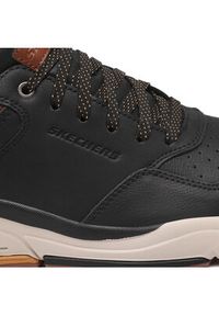 skechers - Skechers Sneakersy Treno 66204/BLK Czarny. Kolor: czarny. Materiał: skóra #3