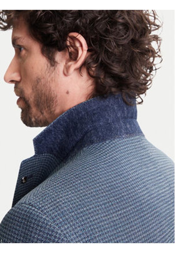 BOSS Marynarka H-Janson-FL 50545859 Granatowy Regular Fit. Kolor: niebieski. Materiał: wełna