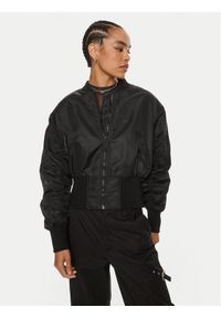 Hugo Kurtka bomber Falynn-1 50517107 Czarny Relaxed Fit. Kolor: czarny. Materiał: syntetyk