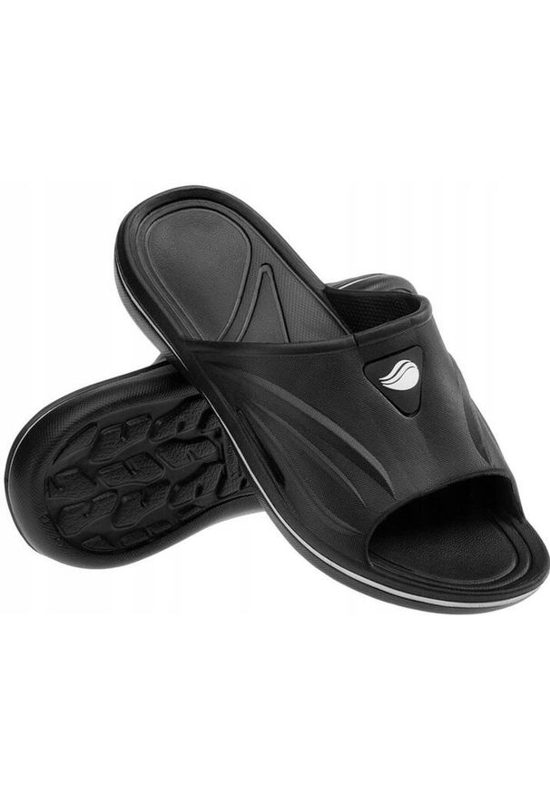 AquaWave - Klapki męskie Aquawave Awerten czarne. Kolor: czarny. Sport: pływanie