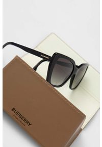 Burberry okulary przeciwsłoneczne damskie kolor czarny. Kolor: czarny #6