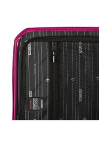 Wittchen - Duża walizka z polikarbonu żłobiona. Kolor: różowy. Materiał: poliester, guma #9