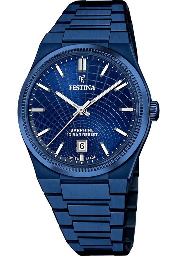 Zegarek męski Festina F20078-1 niebieski. Kolor: niebieski
