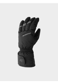 4f - Rękawice narciarskie Thinsulate© męskie. Kolor: czarny. Materiał: materiał, syntetyk. Technologia: Thinsulate. Sezon: zima. Sport: narciarstwo #1