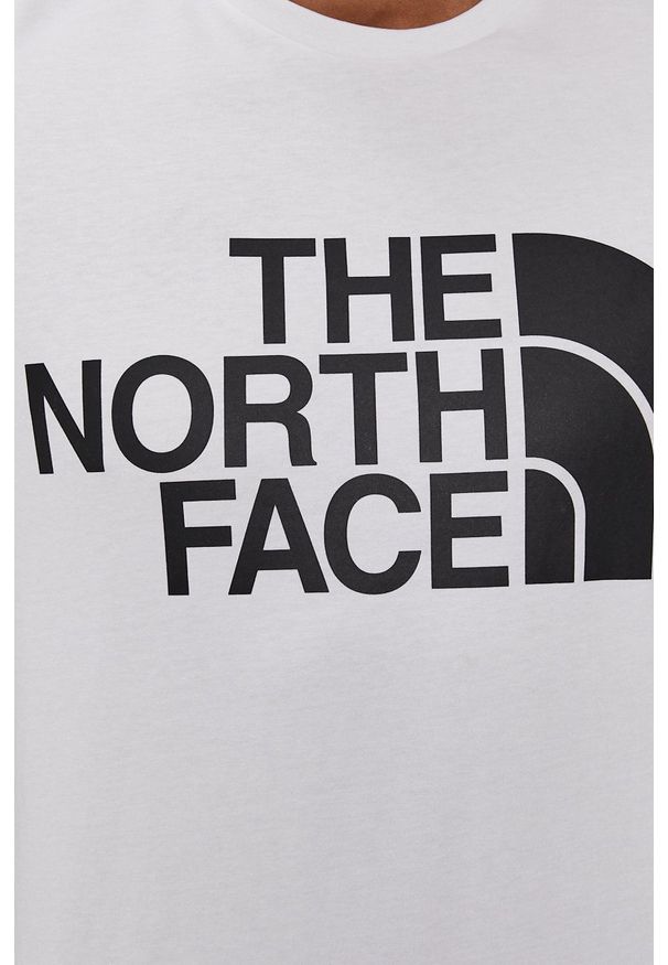 The North Face - T-shirt. Okazja: na co dzień. Kolor: biały. Wzór: nadruk. Styl: casual