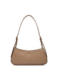 Calvin Klein Torebka Ck Small Shoulder Bag LV04F3170G Beżowy. Kolor: beżowy. Materiał: skórzane #5