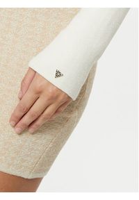 Guess Sukienka dzianinowa W5RK12 Z3KX0 Écru Bodycon Fit. Materiał: wiskoza. Typ sukienki: bodycon #5