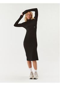 Calvin Klein Jeans Sukienka codzienna J20J220353 Czarny Slim Fit. Okazja: na co dzień. Kolor: czarny. Materiał: syntetyk. Typ sukienki: proste. Styl: casual #2