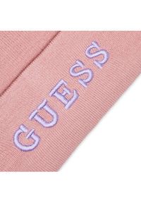 Guess Czapka AW9251 WOL01 Różowy. Kolor: różowy. Materiał: akryl, materiał #2