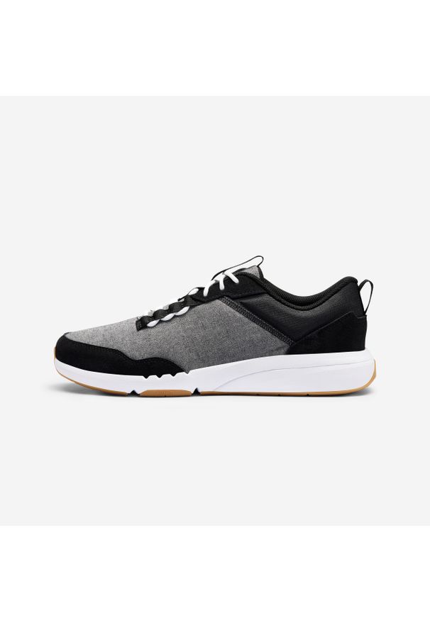 Decathlon - Buty do chodzenia męskie Newfeel Walk Active. Kolor: wielokolorowy, czarny, brązowy. Materiał: guma. Sport: turystyka piesza