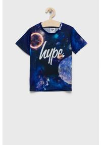 Hype t-shirt dziecięcy (3-pack) wzorzysty. Okazja: na co dzień. Kolor: niebieski. Materiał: dzianina. Wzór: nadruk. Styl: casual #2