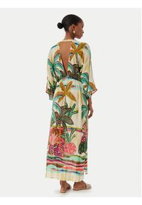 LOLA CASADEMUNT Sukienka letnia LS2616024 Kolorowy Relaxed Fit. Materiał: wiskoza. Wzór: kolorowy. Sezon: lato #3