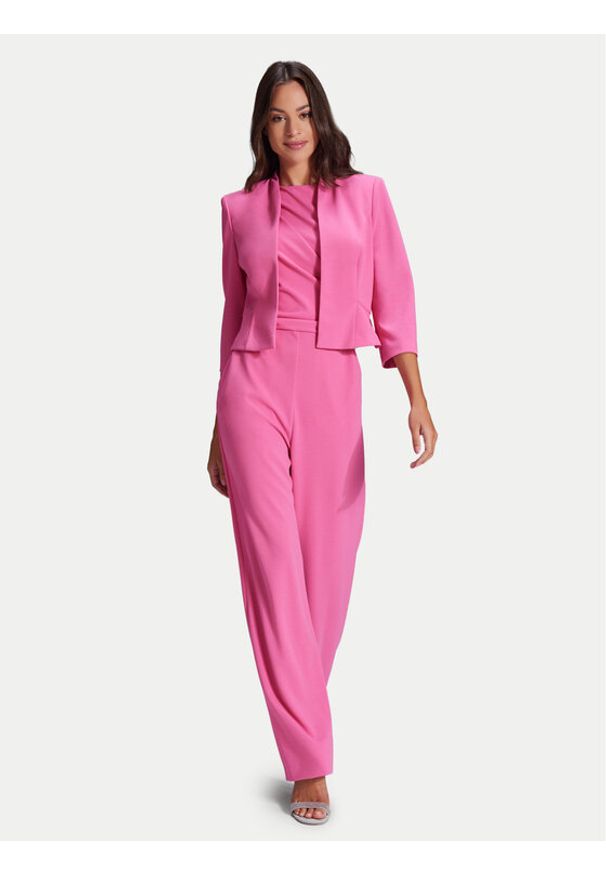 Swing Marynarka 4AF01800 Różowy Regular Fit. Kolor: różowy. Materiał: syntetyk