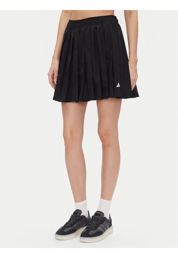 Adidas - adidas Spódnica plisowana Tiro JG4100 Czarny Loose Fit. Kolor: czarny. Materiał: syntetyk
