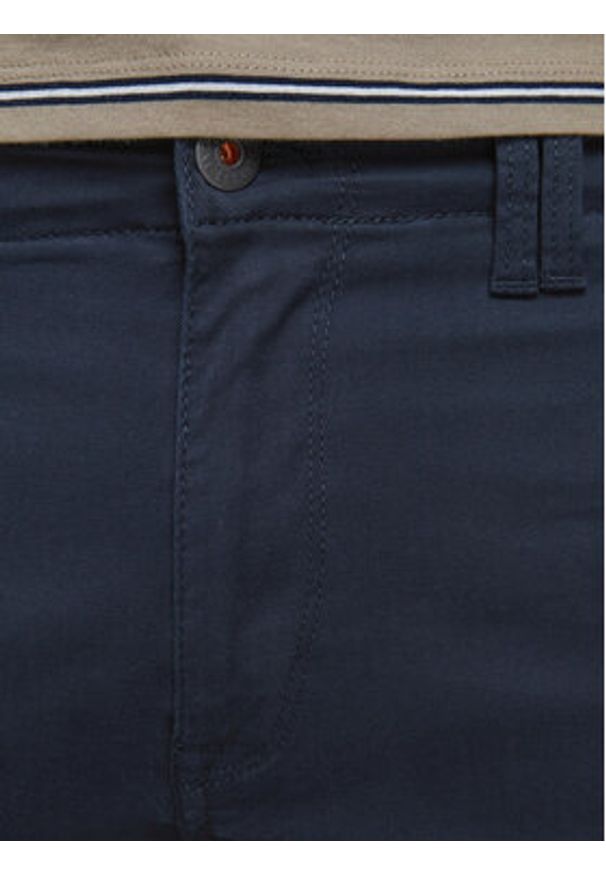 Jack & Jones Spodnie materiałowe Paul 12169582 Granatowy Tapered Fit. Kolor: niebieski. Materiał: bawełna
