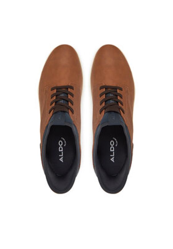 Aldo Sneakersy Arden 13899336 Brązowy. Kolor: brązowy. Materiał: skóra