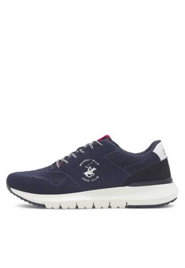 Beverly Hills Polo Club Sneakersy V5-6136 Granatowy. Kolor: niebieski. Materiał: materiał