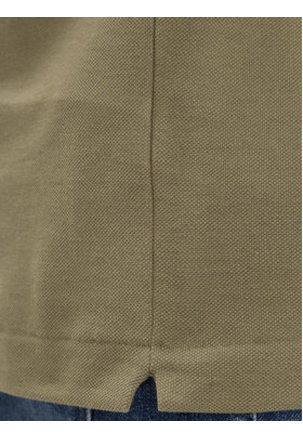 Lacoste Polo L1212 Beżowy Regular Fit. Typ kołnierza: polo. Kolor: beżowy. Materiał: bawełna