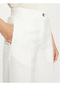 ViCOLO Spodnie materiałowe TB0049 Écru Regular Fit. Materiał: wiskoza
