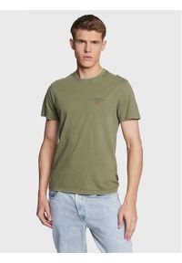 Napapijri T-Shirt Selbas NP0A4GBQ Zielony Regular Fit. Kolor: zielony. Materiał: bawełna #1
