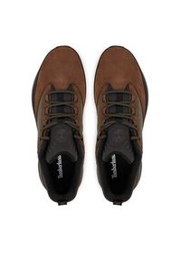 Timberland Sneakersy Euro Trekker Low Lace TB0A6DP5EUW1 Brązowy. Kolor: brązowy. Materiał: nubuk, skóra #4