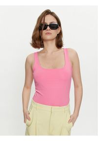 Vero Moda Top Million 10305800 Różowy Regular Fit. Kolor: różowy. Materiał: syntetyk