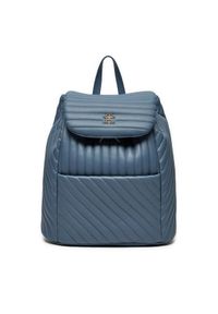 TOMMY HILFIGER - Tommy Hilfiger Plecak Poppy Reform Flap Backpack Qu AW0AW17014 Niebieski. Kolor: niebieski. Materiał: skóra