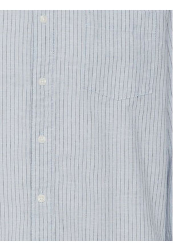 Blend Koszula 20716373 Niebieski Regular Fit. Kolor: niebieski. Materiał: bawełna