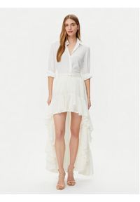 Guess Spódnica 5GGD34 7317A Biały Regular Fit. Kolor: biały. Materiał: syntetyk #3