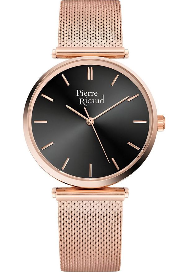 Zegarek Pierre Ricaud Zegarek damski Pierre Ricaud P22096.91R6Q różowe złoto. Kolor: złoty, wielokolorowy, różowy