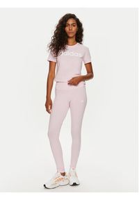 Adidas - adidas T-Shirt Essentials Slim Logo T-Shirt GL0771 Różowy Slim Fit. Kolor: różowy. Materiał: bawełna