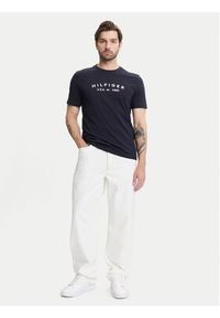 TOMMY HILFIGER - Tommy Hilfiger T-Shirt Fathers Day MW0MW39356 Granatowy Regular Fit. Kolor: niebieski. Materiał: bawełna #4